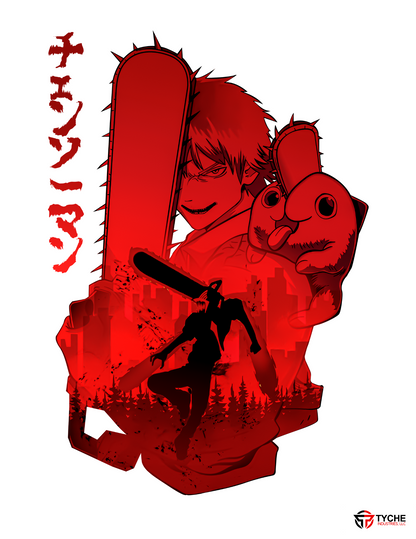 Chainsaw Man Anime Print